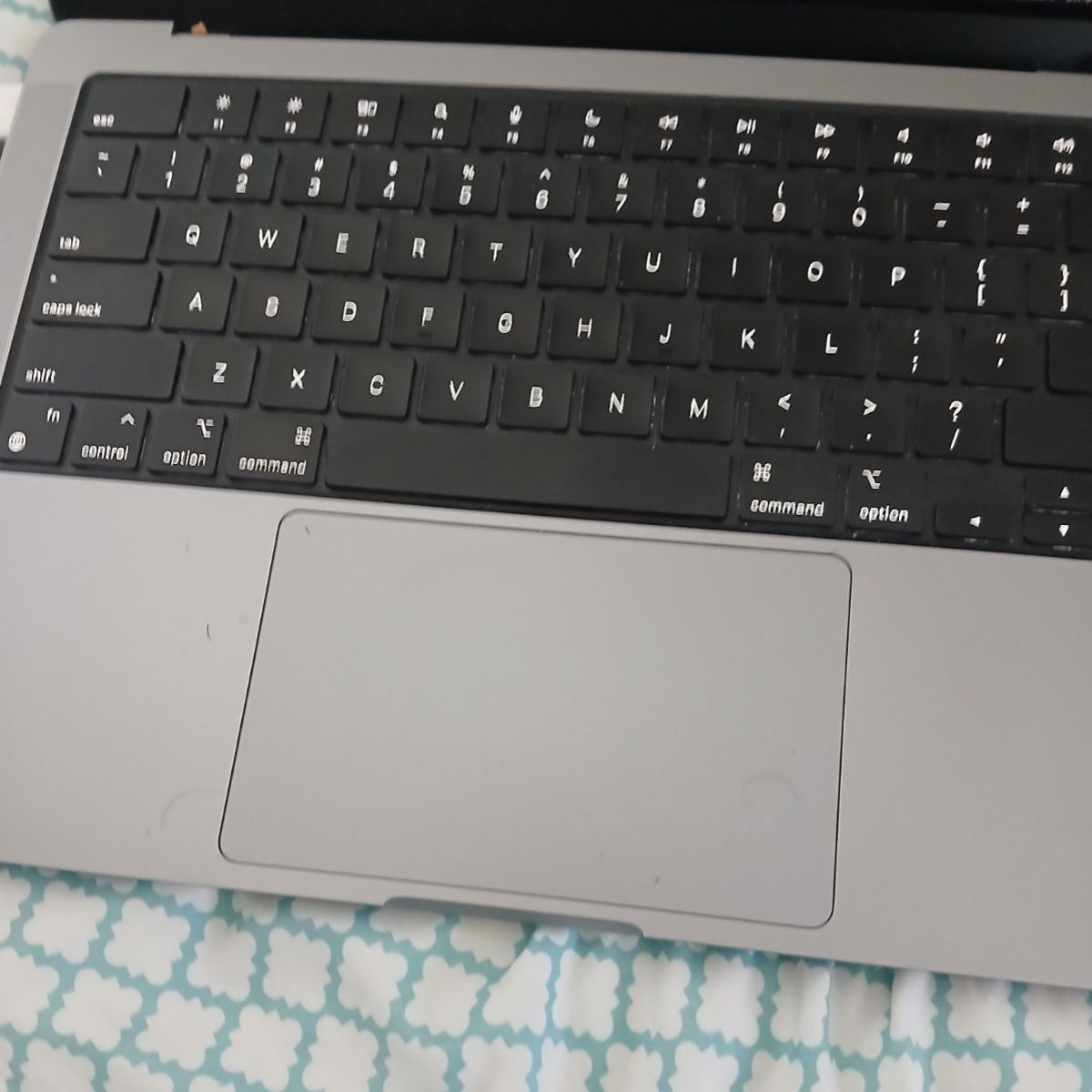 Silver Laptop with Black Keyboard